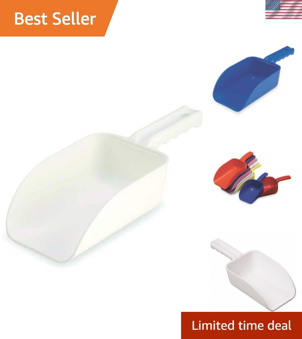 6400X Color-Coded Plastic Hand Scoop – BPA-Free, Food-Safe Scooper, Commercia…
