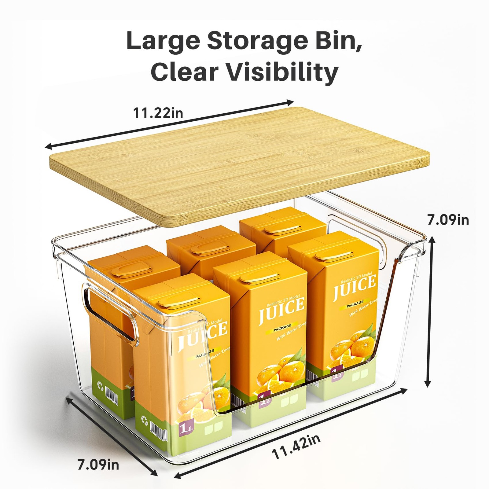 2 Set Pantry Organizer and Stackable Storage Kitchen,Sturdy and Durable Stora…
