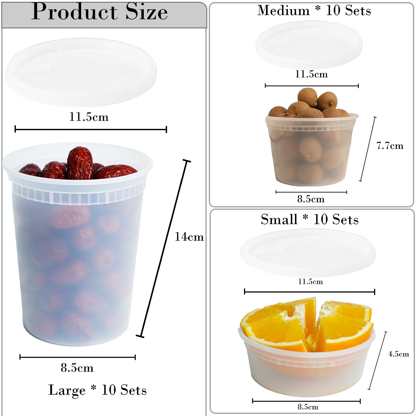 30 Sets (60-Piece) Disposable Food Storage Containers with Lids, BPA-Free, Le…