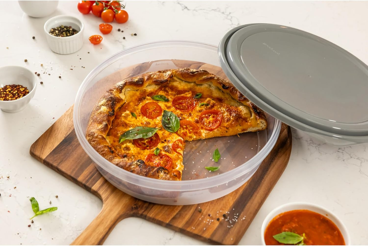 Goodcook Everyware Extra Large 12 Inch round Container 2 Pack, BPA Free