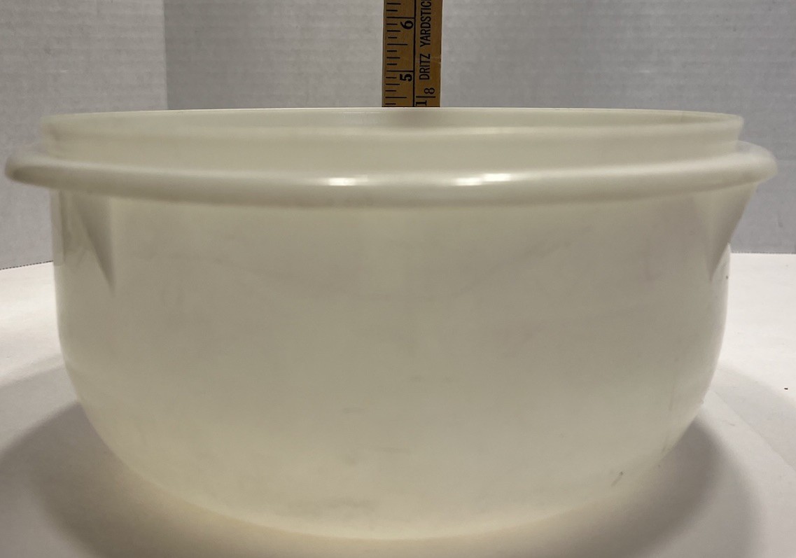 Vintage Tupperware Fix N Mix Nesting Bowls with Lids Sheer Set of 3 Flaws READ