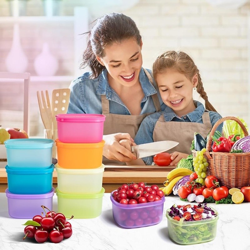 BPA Free Meal Prep Containers Microwave Safe Airtight Storage Lunches New