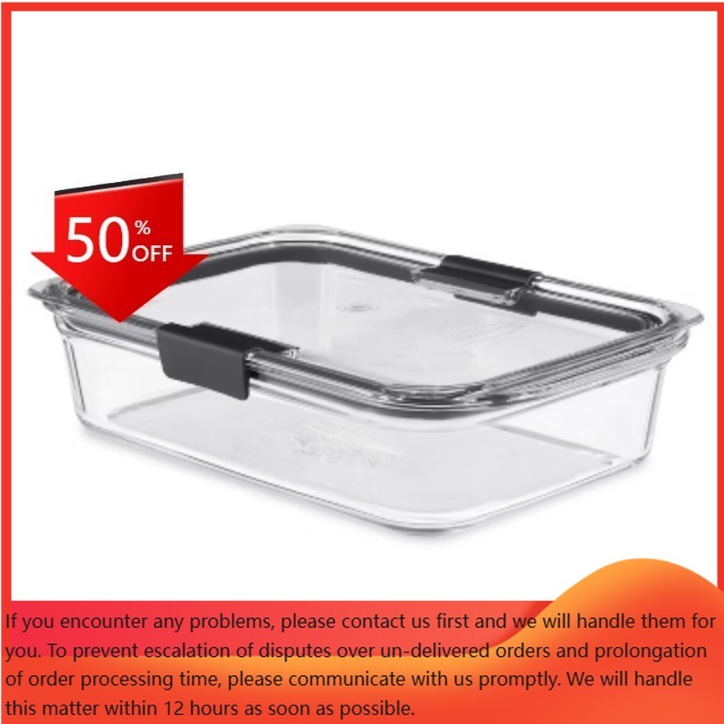 Rubbermaid 8 Cup/1.9 Liter Large Brilliance Glass: Microwave, Freezer &Oven Safe