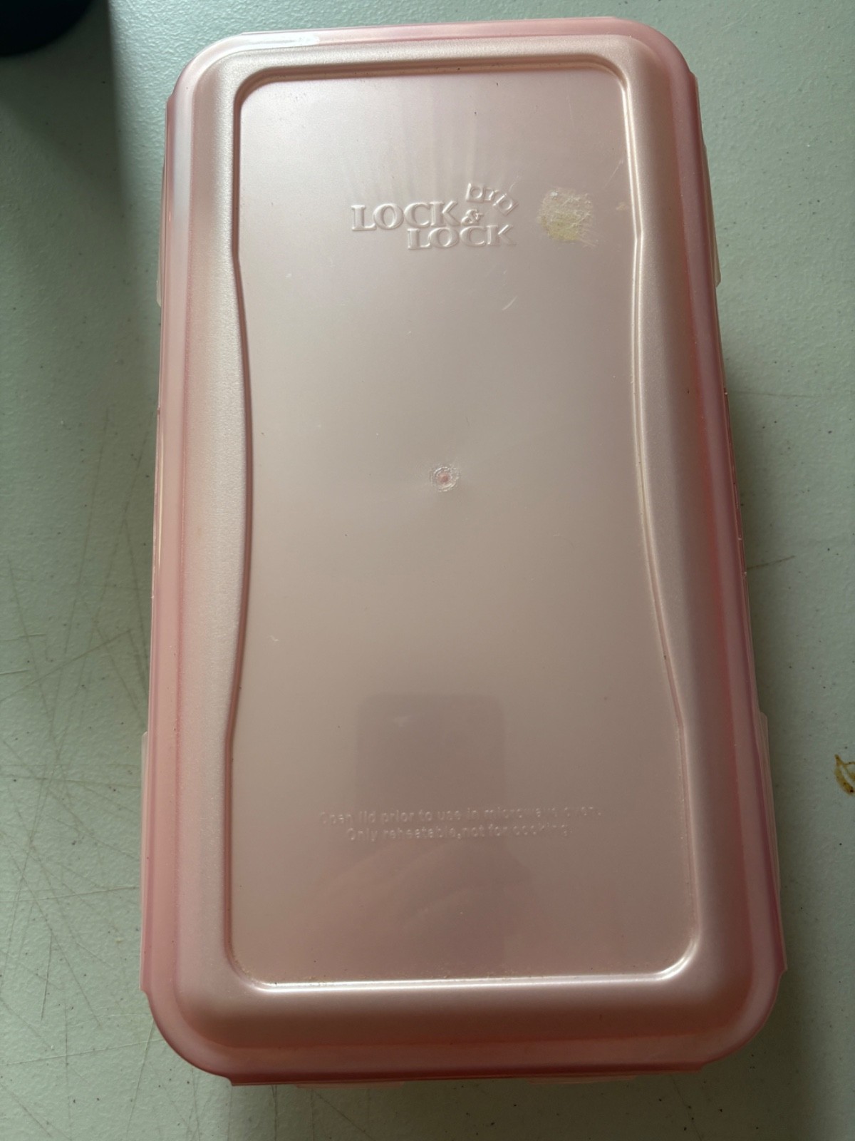 Lock&Lock Pink Snap On Lid 18ct Egg Holder Storage Container