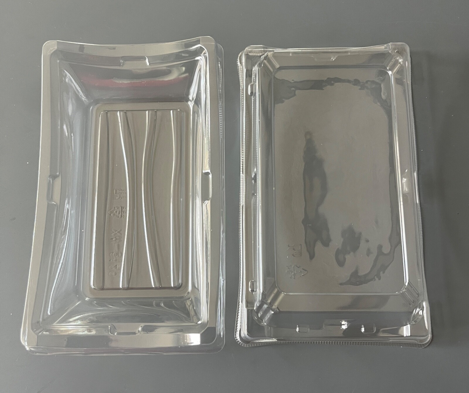 400 Pcs Disposable Clear Plastic Take out Sushi Tray/Container /Box with Lid