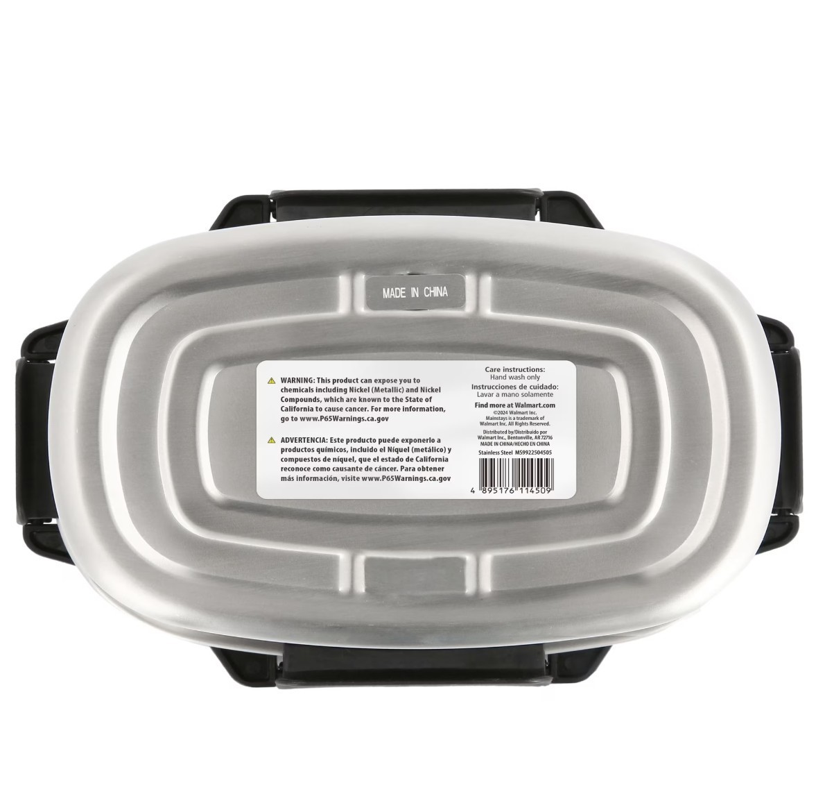 SALE-2 Pack Mainstays 33 oz Stainless Steel Insulated Food Storage Container Box