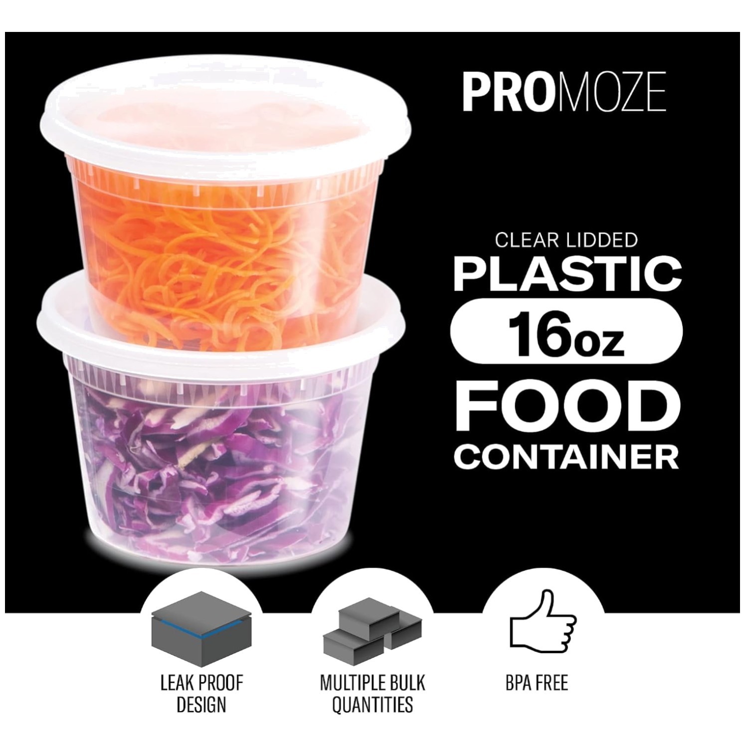BPA-Free Airtight Containers for Soups, Snacks, Meal Prep