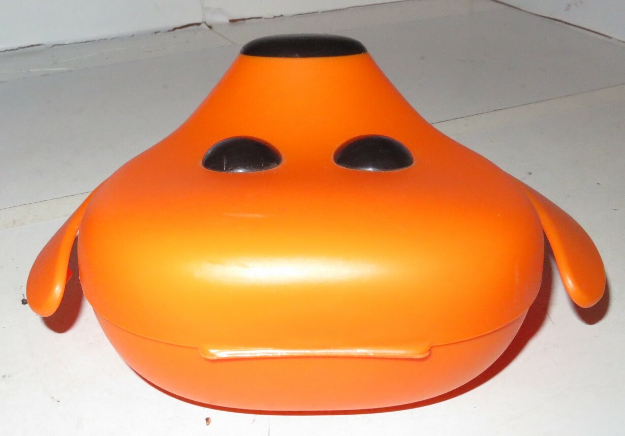 SMASKA Kids Lunch Box Puppy Dog Orange Storage Container Snack Camping Used IKEA