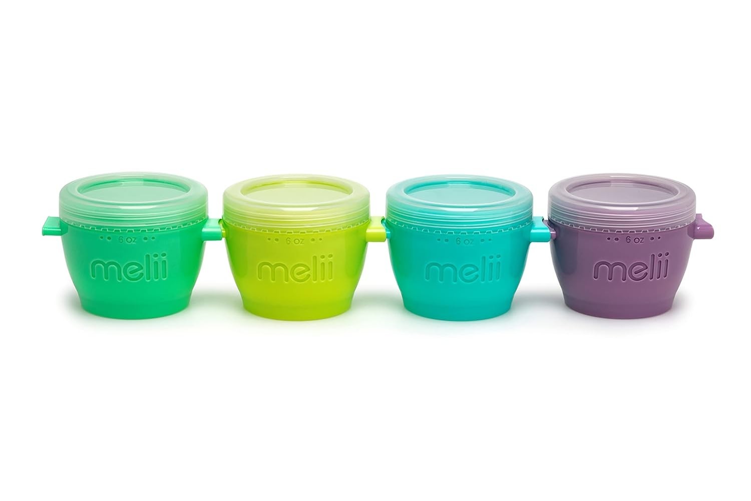BPA-Free Toddler Food Containers, 6 oz, 4 Pack
