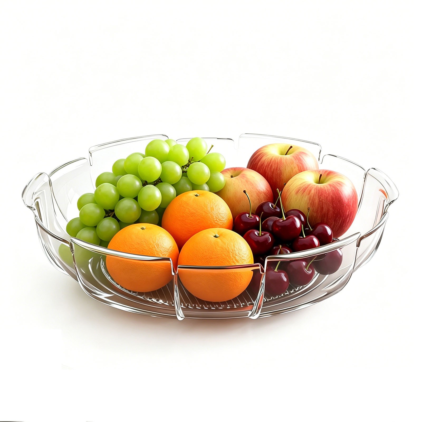 Divided Serving Tray Snack Tray Multi Purpose Storage Case Snack Box Container