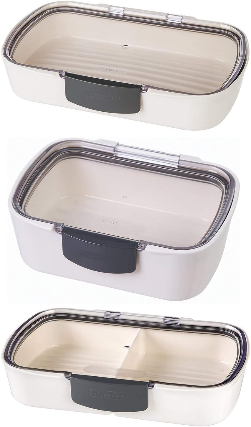 Deli Prokeeper 3-Piece Airtight Food Storage Set with Date Windows & Seals