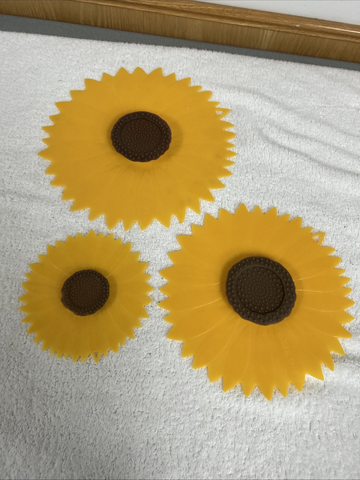 Charles Viancin Sunflower Silicone Lids Food Storage & Cooking – 7”, 11” & 12”