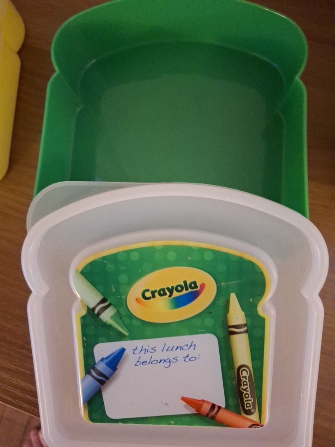 Crayola Snack Packer Sandwich Durable Containers Set 6 Colorful 5″X5″