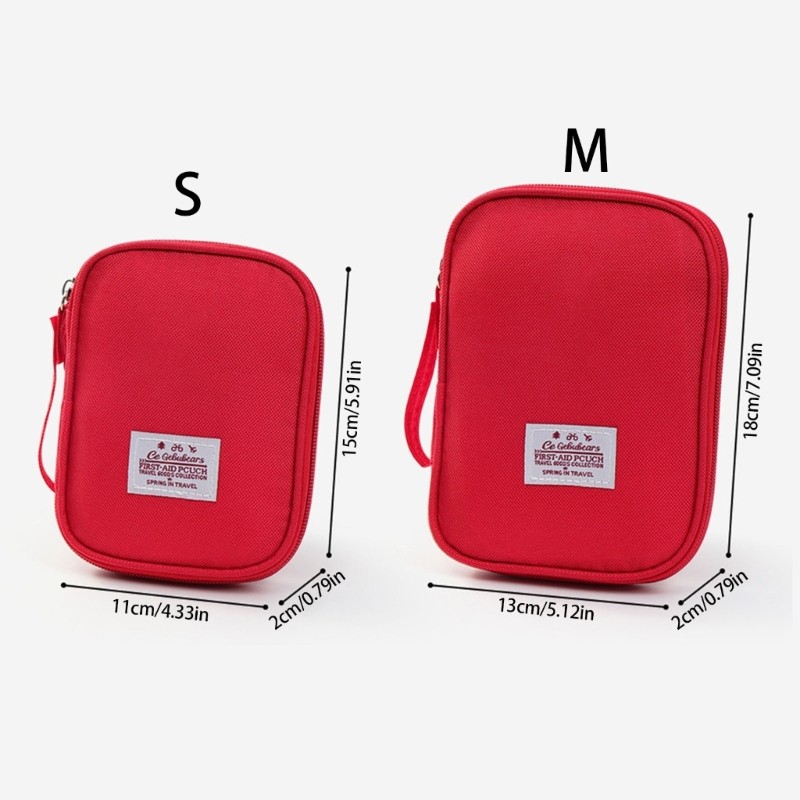 First Aid Storage Bag With Waterproof Anti Fall Design For Home Travel Hiking