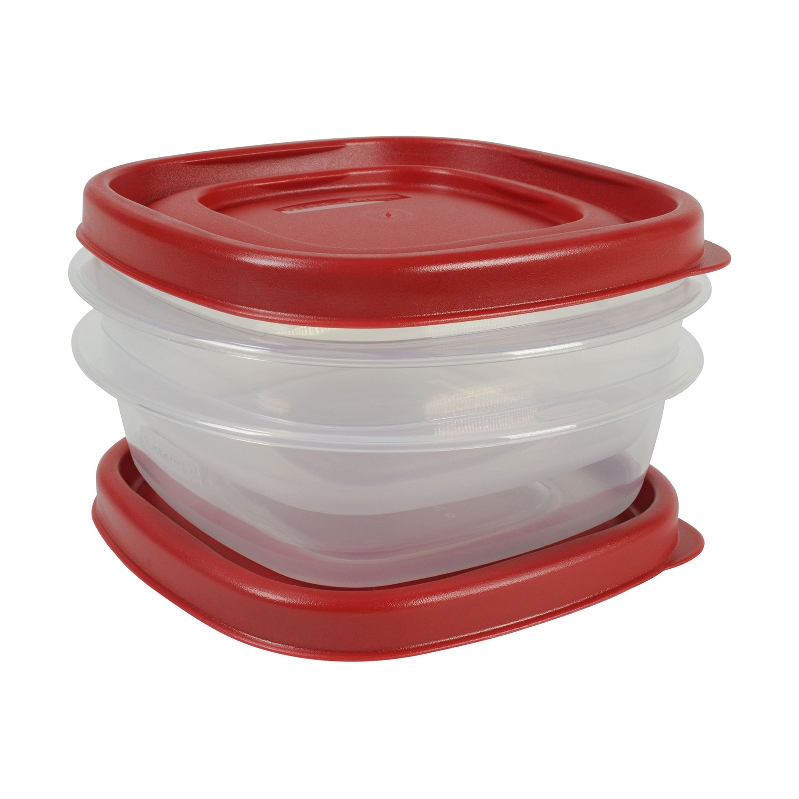 Rubbermaid Easy Find Lids Food Storage Containers, 1.25 Cup, Racer 2, Red