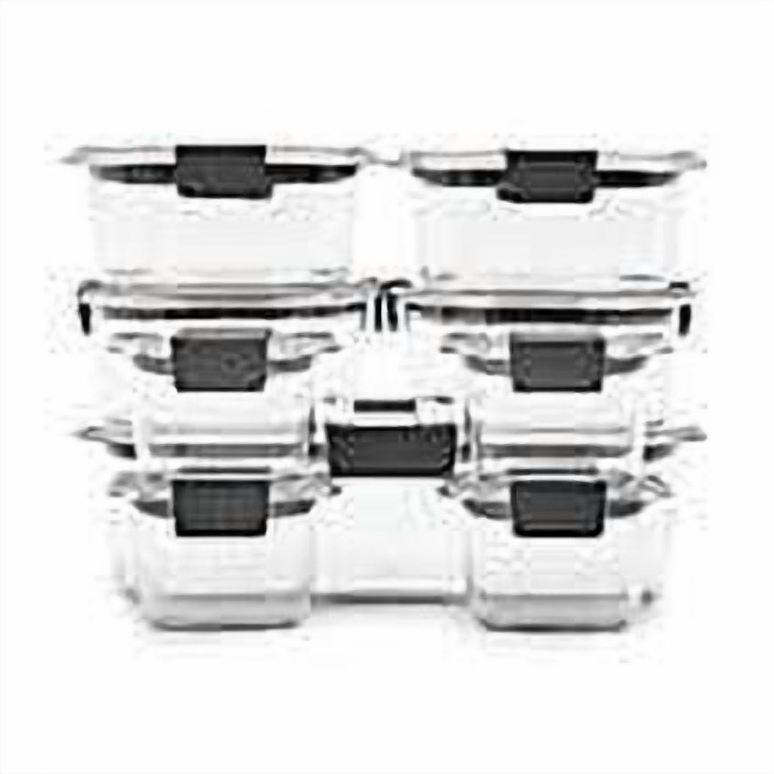 Rubbermaid Brilliance Food Storage Containers Set of 11 22 Pieces Total Clear