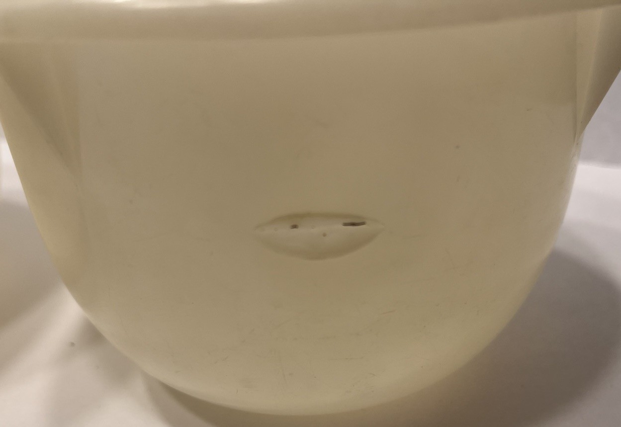 Vintage Tupperware Fix N Mix Nesting Bowls with Lids Sheer Set of 3 Flaws READ