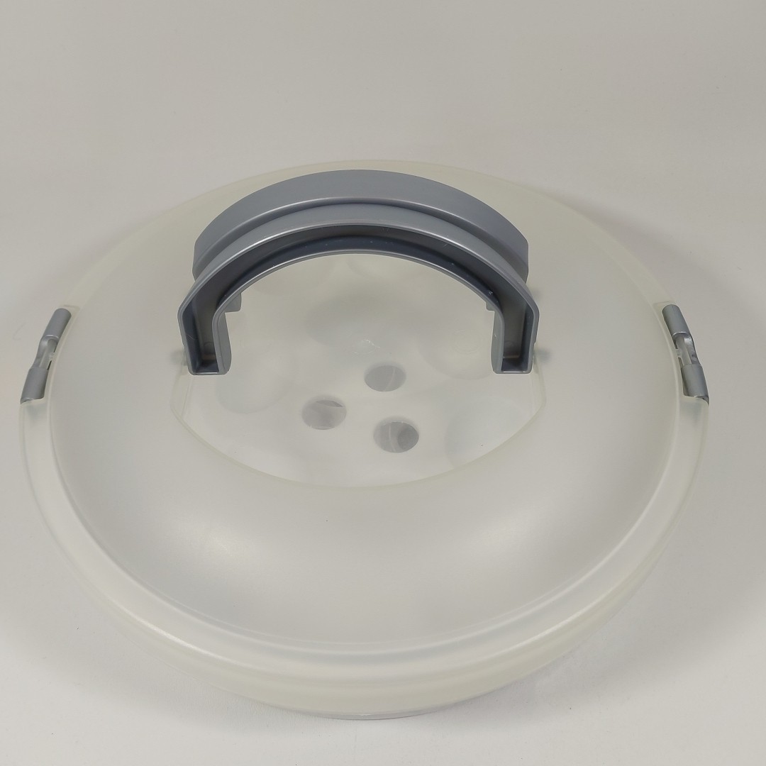 Mainstays Round 3 in 1 Cake and Pie Carrier with Deviled Eggs Insert (Silver)
