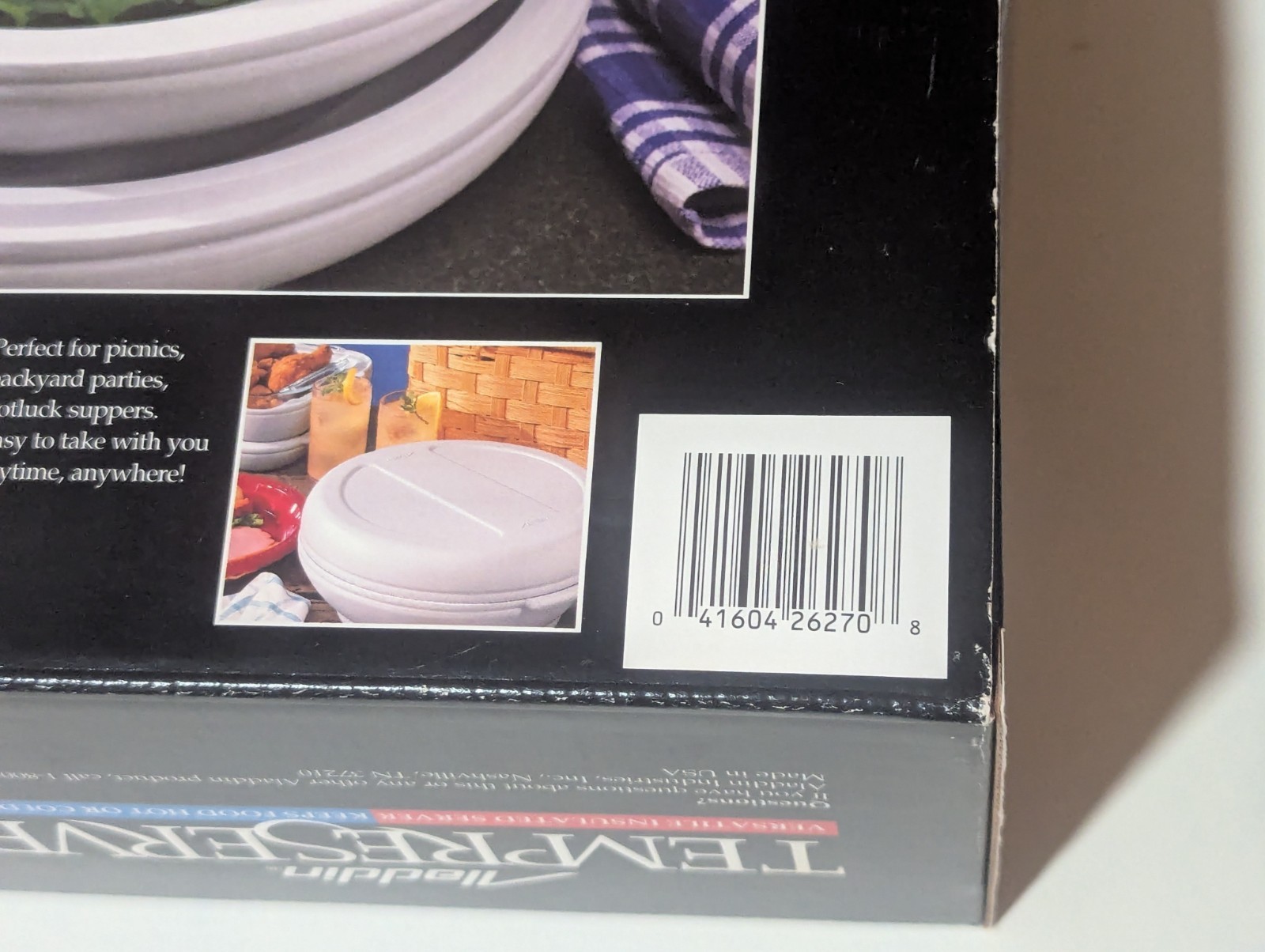 New Aladdin Tempreserve Insulated Server Carrier 9” PIE Travel Carrier HOT/COLD