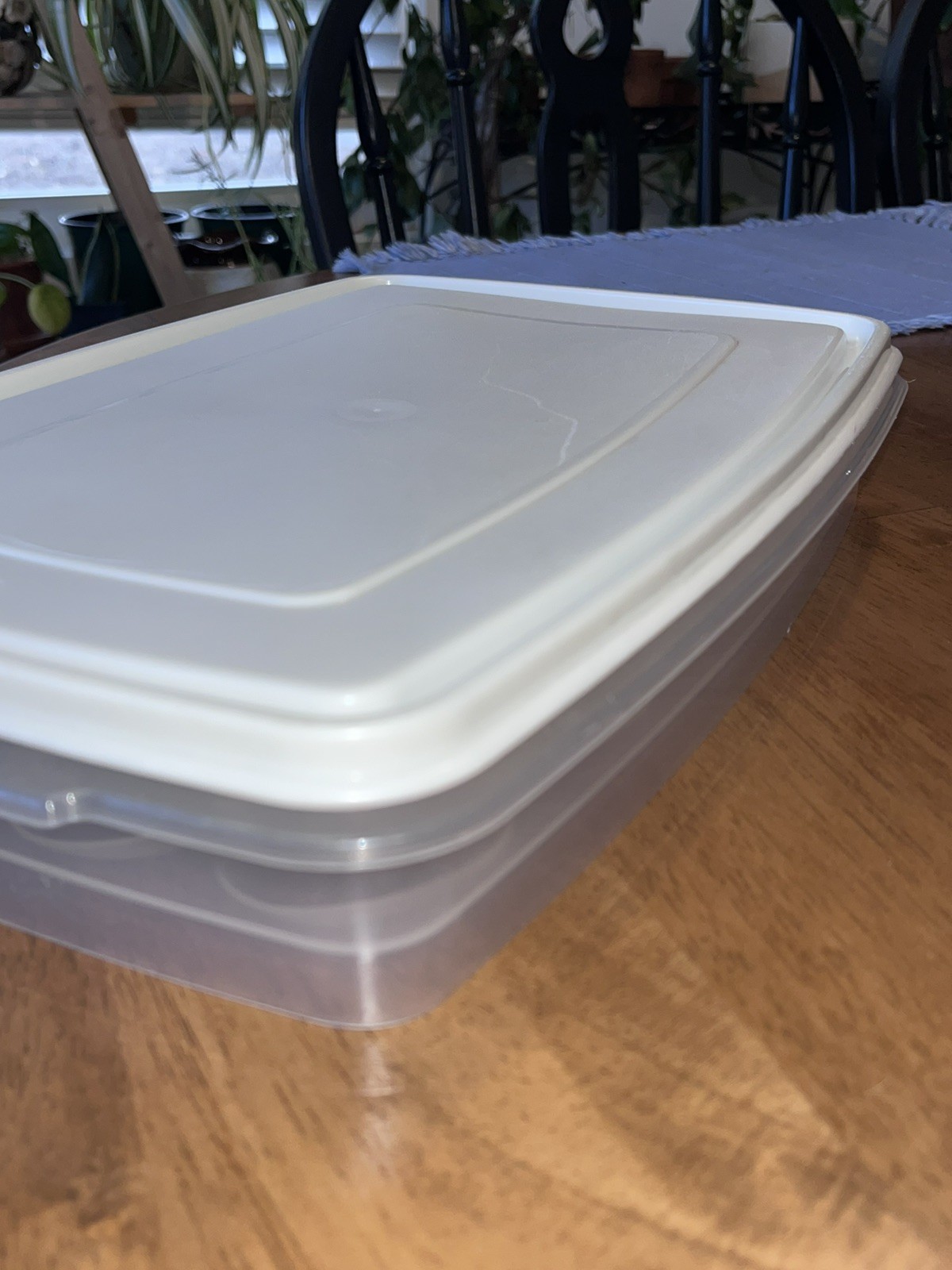 Rubbermaid Servin’ Saver Container #0070 #7 White Lid Deviled Egg Keeper USA