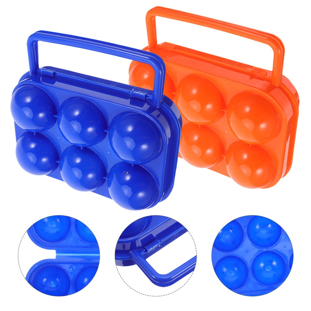 2 Pcs Refrigerator Egg Trays Fridge Holder Kitchen Organizer Storage