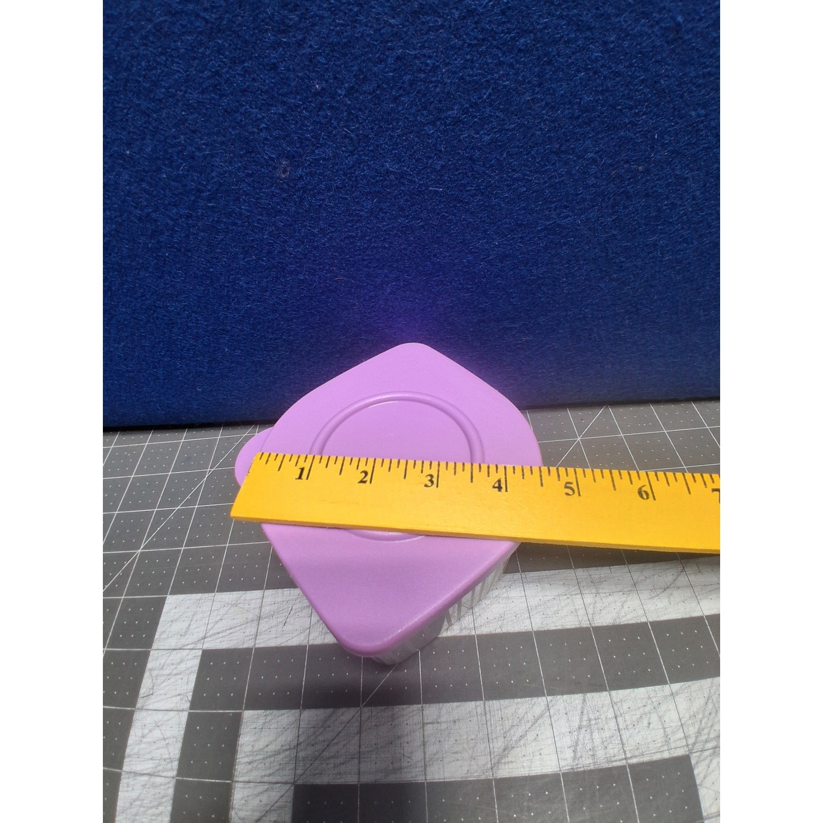 Tupperware Storage Container Lavender Purple 470ml Striped 5056A 6 Mexico