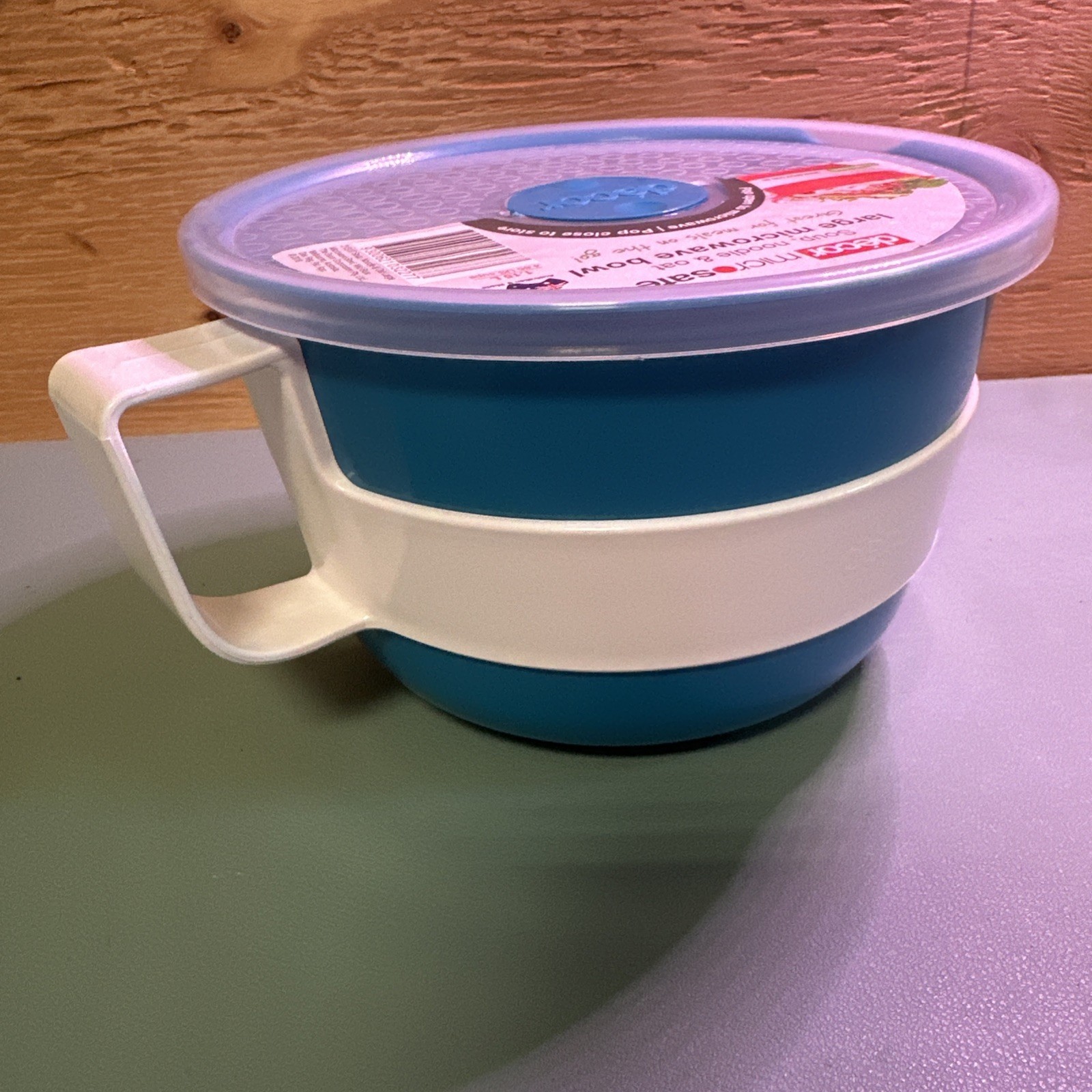 Décor Microsafe Large Microwave Bowl 1.15L BLUE Food Storage Container BPA Free
