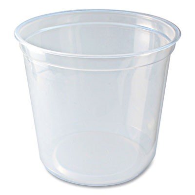 Fabrikal PK24TC Microwavable Deli Containers 24 Oz Clear