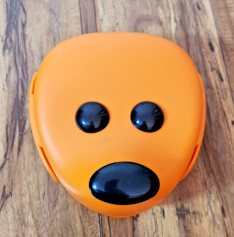 SMASKA Kids Lunch Box Puppy Dog Orange Storage Container Snack Camping Used IKEA