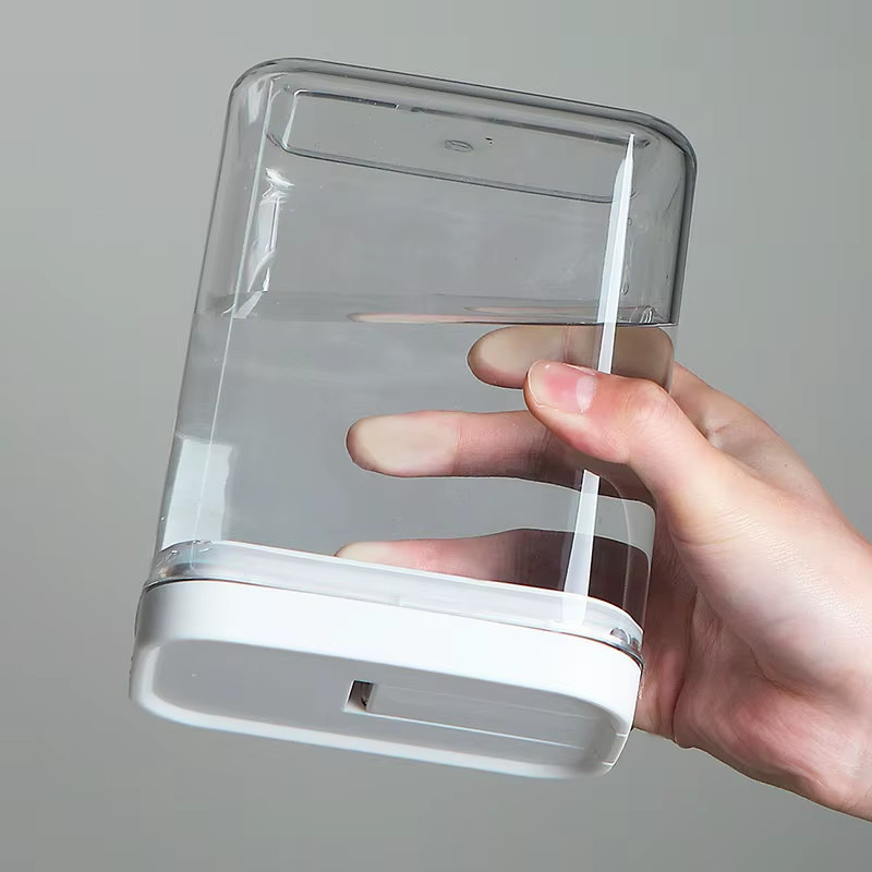 1PC Pasta Storage Box Grain Sealed Jar Transparent Durable Leakproof Spaghetti S