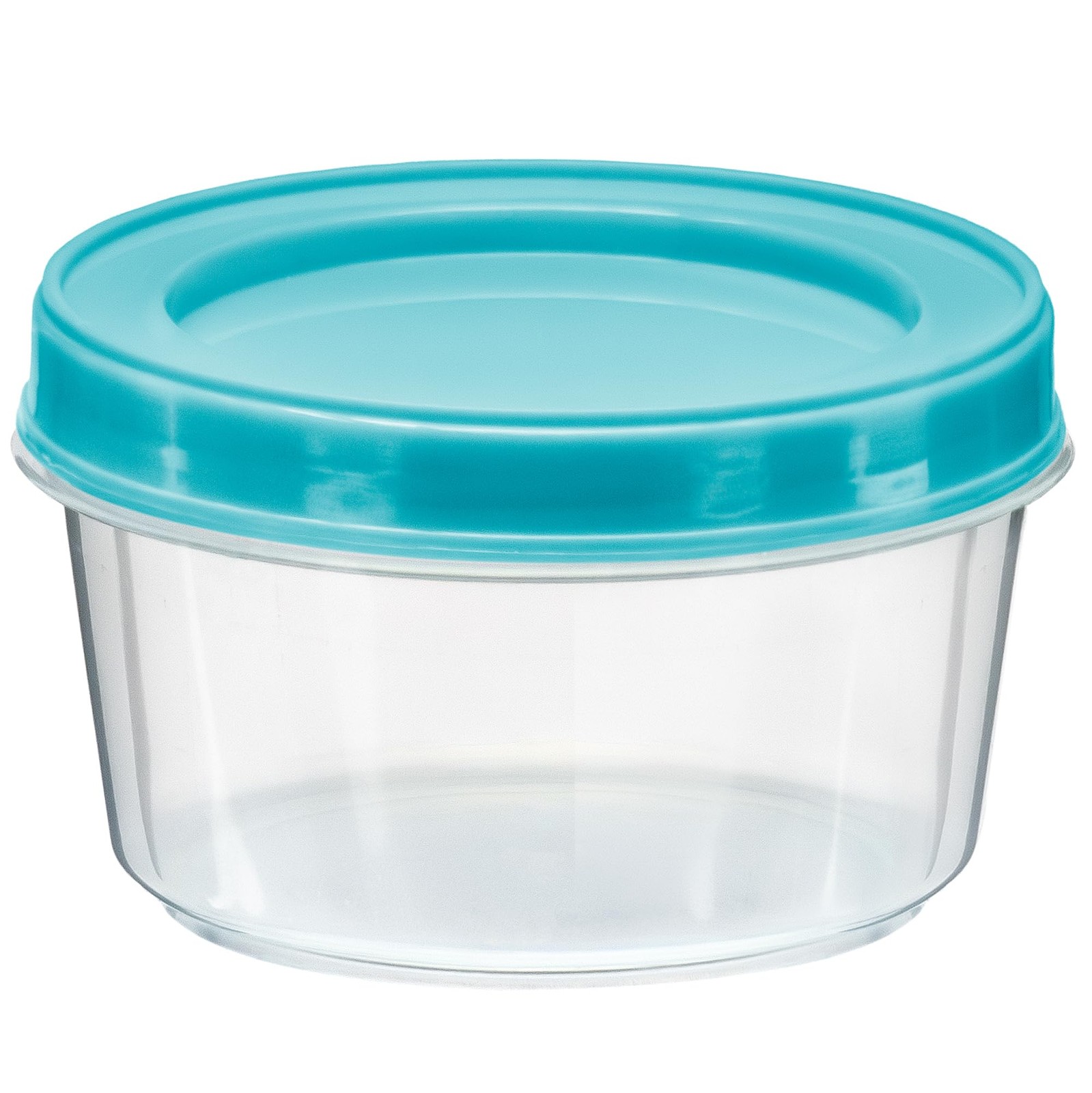 DecorRack 8 Pack – 7 oz Plastic Food Storage Containers with Screw Lids, BPA-…