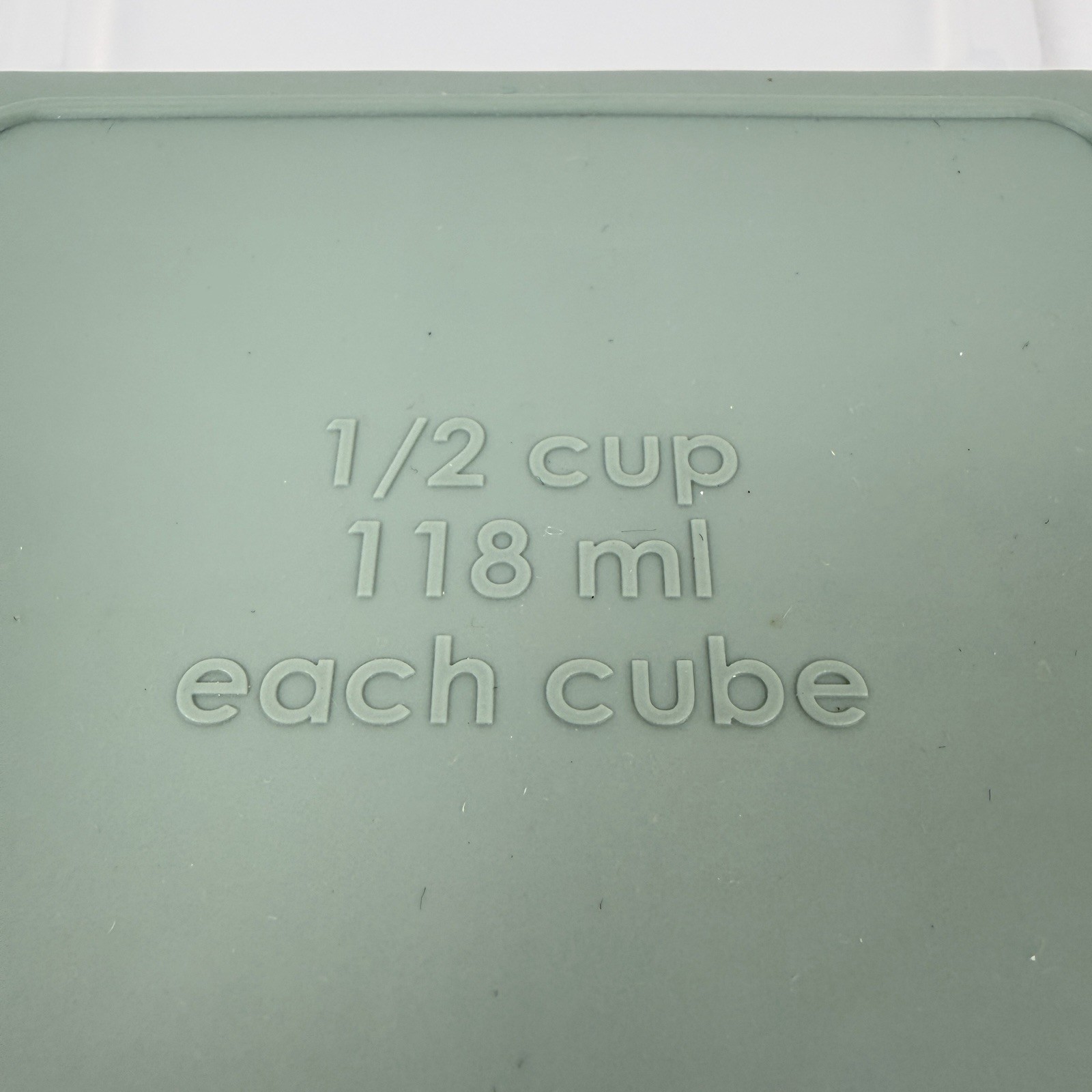 Set of 2 Joie Silicone Portion Tray 1/2 C + 1 oz Meal Prep Food Container