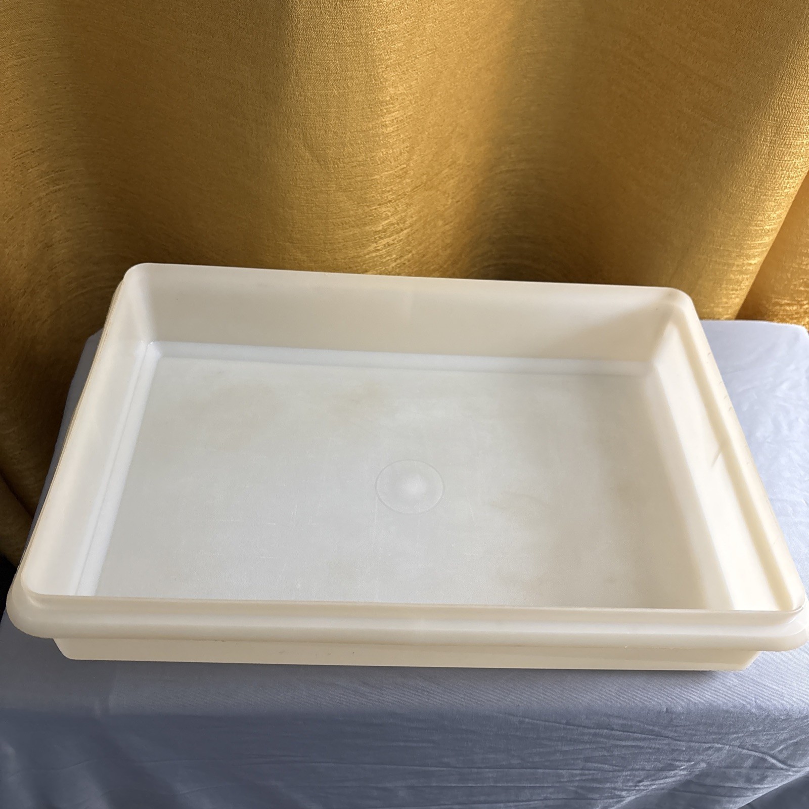 Vintage Tupperware Cold Cut Jello Cake Keeper 13″X 9″ Lid Storage Pan Rectangle