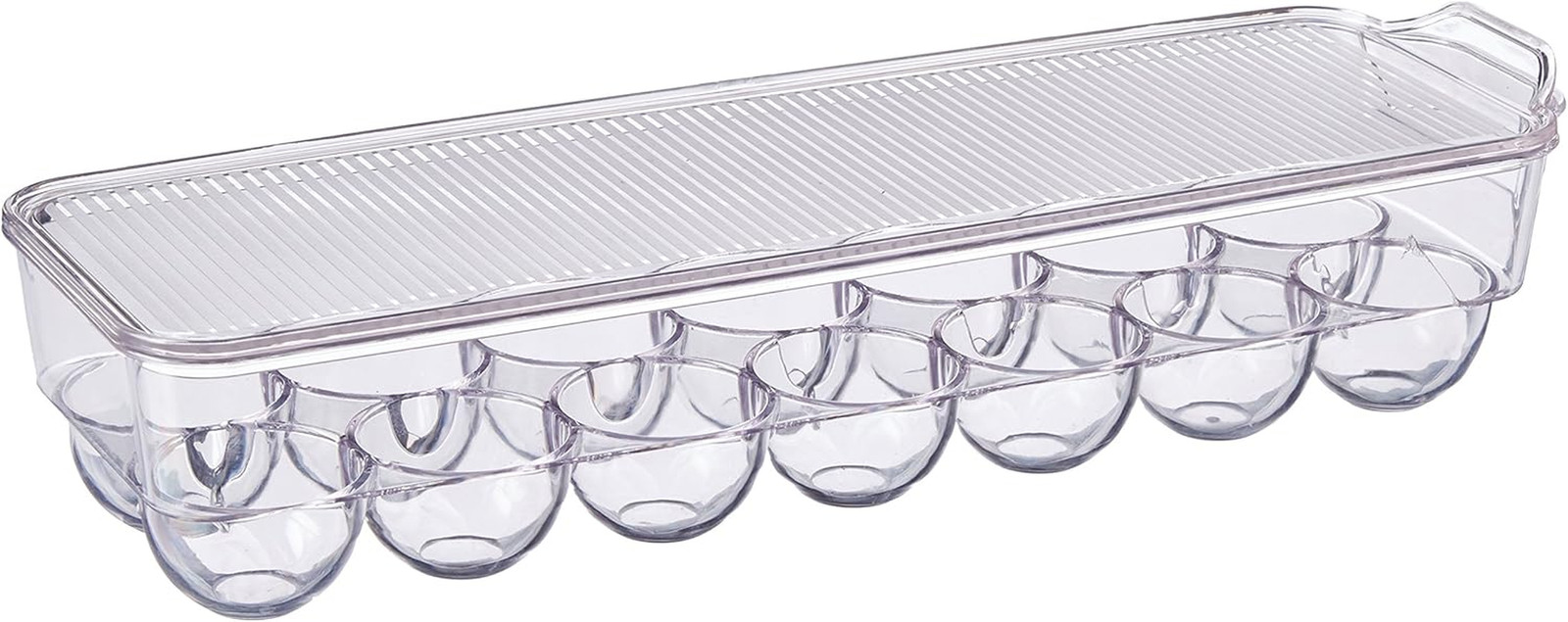 Dial Industries Fridge Egg Storage Holder, 14 Egg Container with Lid