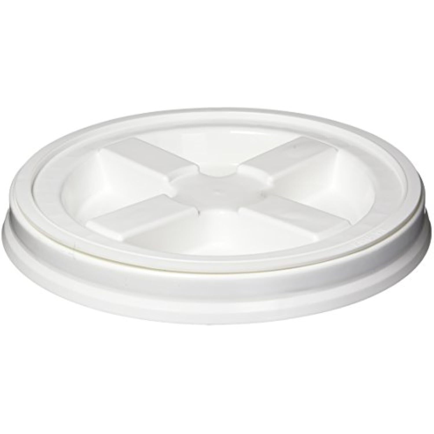 White Gamma Seal Lid Airtight & Leakproof Storage for 3.5 to 7 Gallon Bucket
