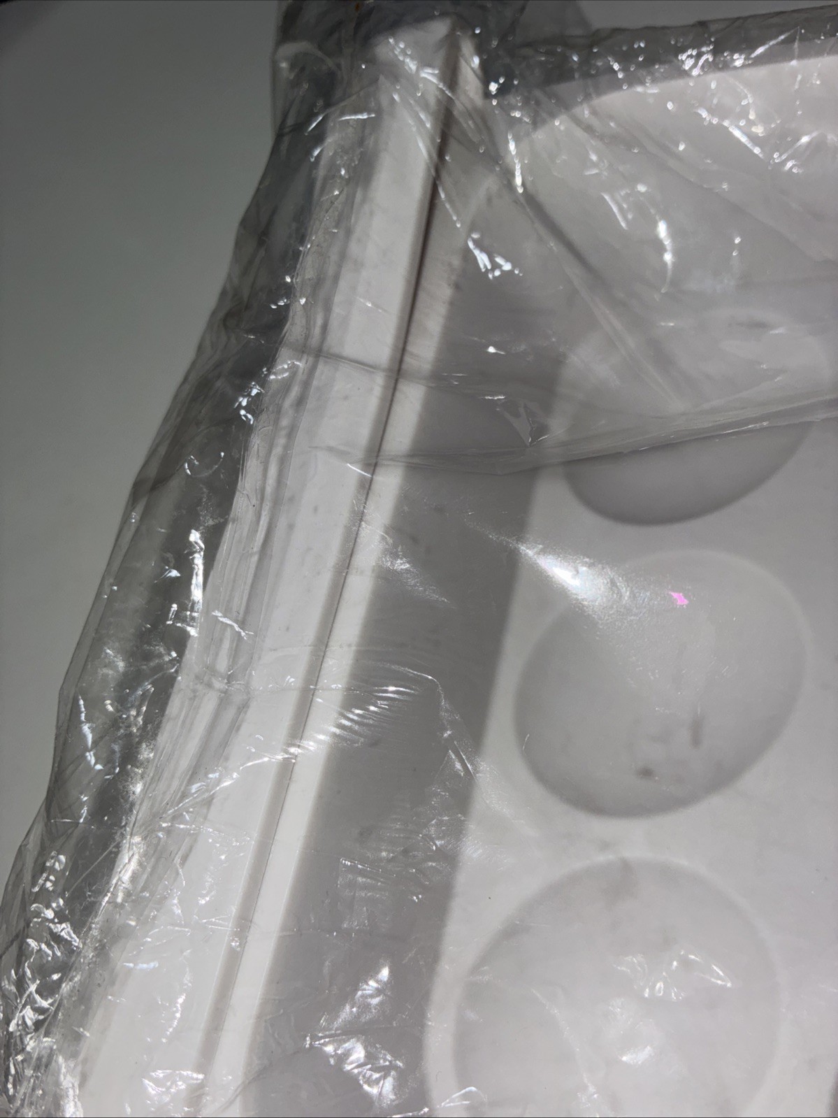 Plastic, Slide-On-Refrigerator Egg Storage Rack Space Saving Tray
