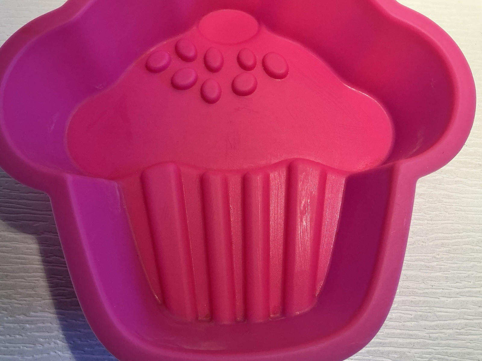 Giant Cupcake Jelly Silicone Mold Pink