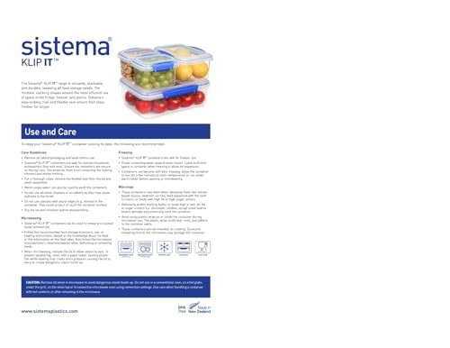 Contenedores De Almacenamiento De Alimentos De La Coleccion Lunch, Azul, Ver…