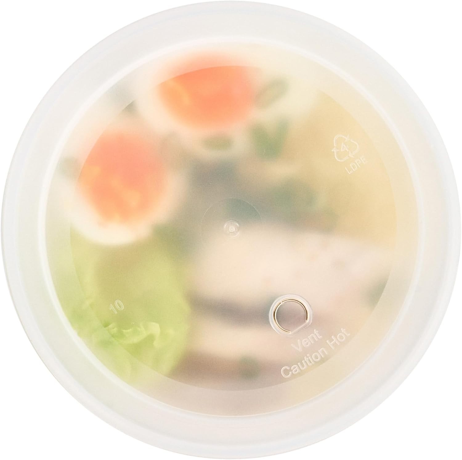 Crystal Clear 100 ct 48oz Round Plastic Containers | Durable & Leakproof Design