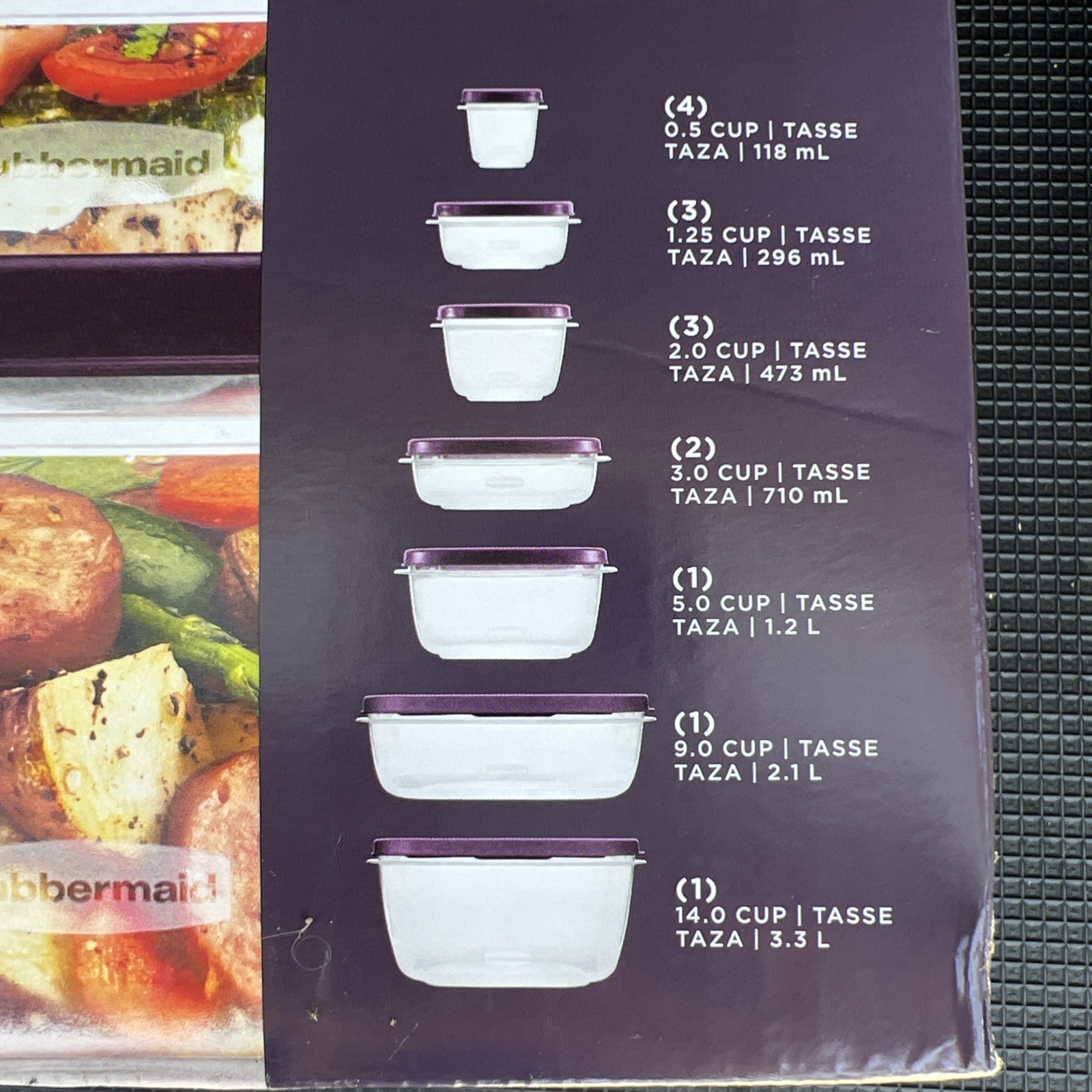Rubbermaid 30pc Food Storage Set with Easy Find Lids – LIMITED EDITION AMETHYST