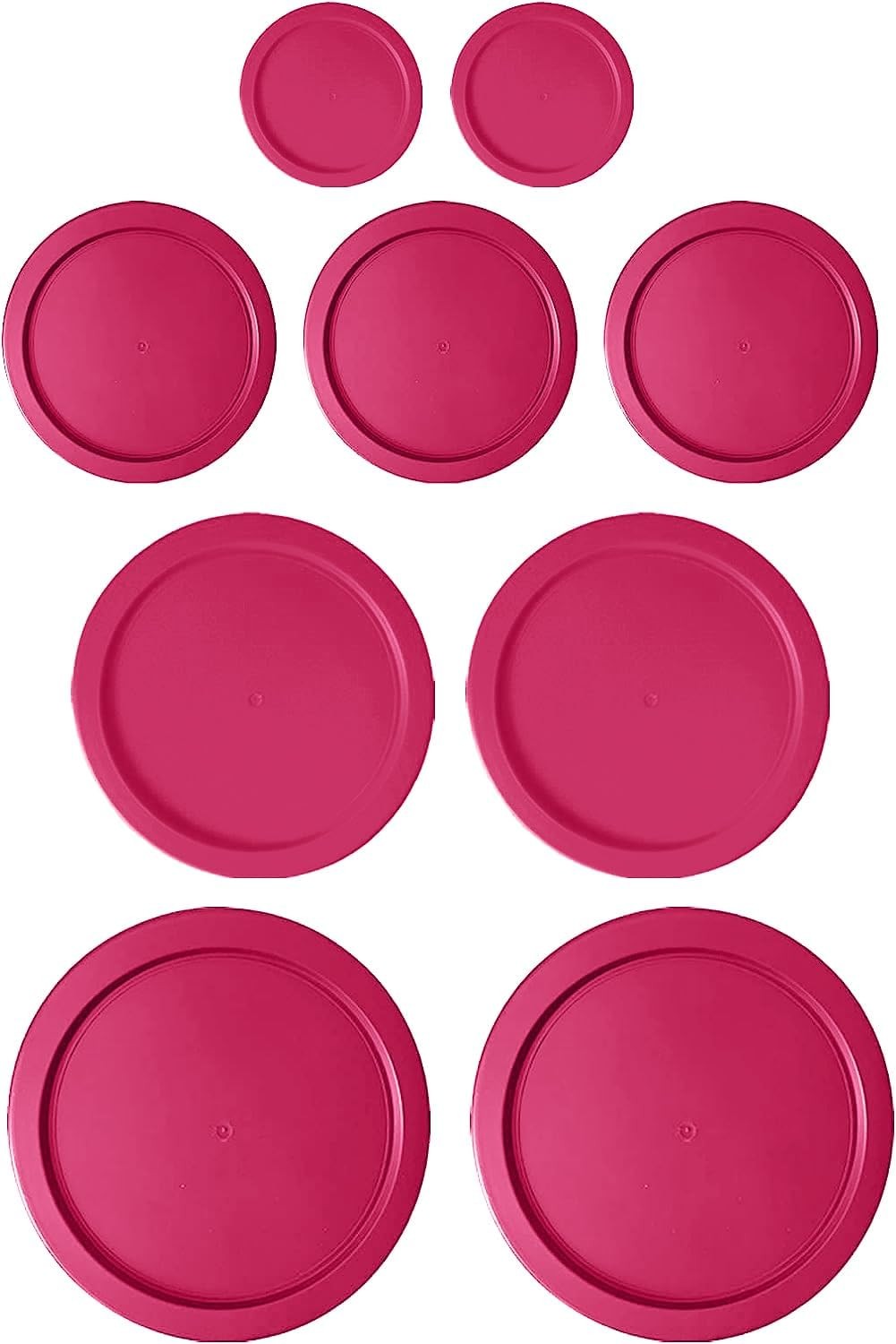 Replacement Lids Pyrex Glass Foood Storage Containers Containers Round 2 1-Cup 3