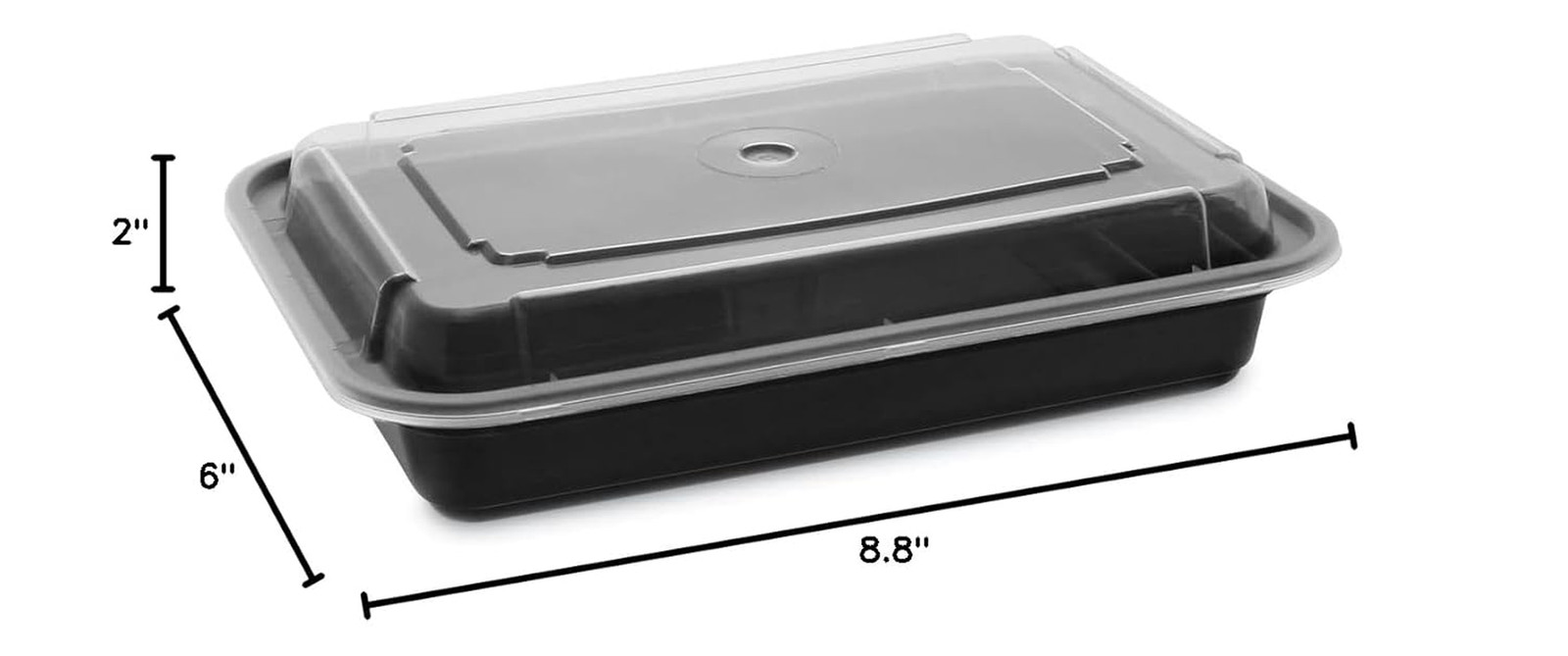 Pactiv 28-Oz. Versatainer Rectangular Food Containers, 150 Containers (PACNC868