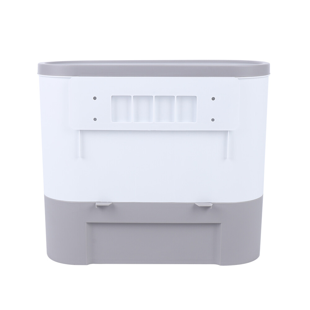 Cereal Dispenser Rice Grain Barrel Storage Container Wall Mount Case Kitchen
