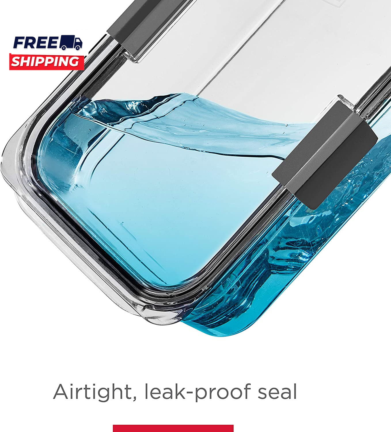Brilliance BPA Free 44 Piece Food Storage Containers Set Airtight Leak Proof wit