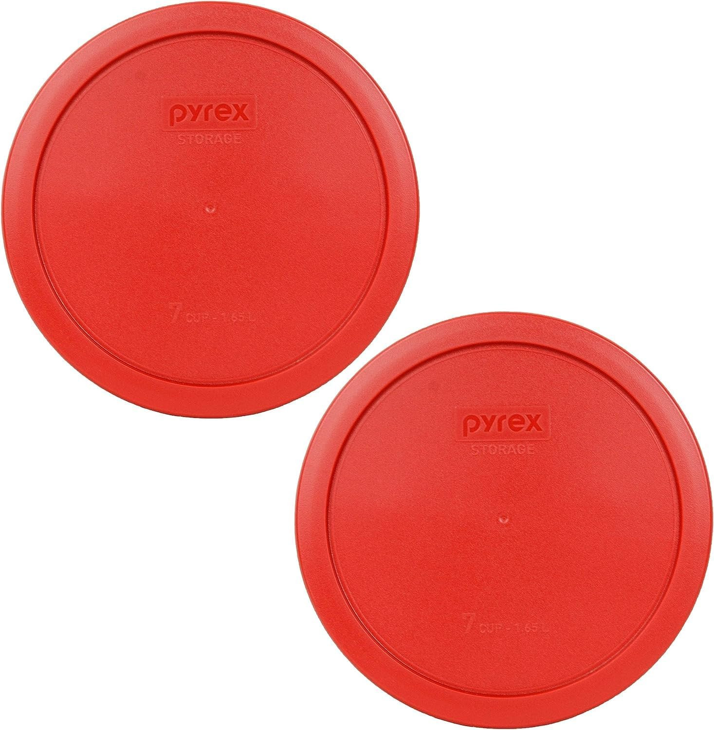 7402-PC 6/7 Cup Poppy Red Bpa-Free Plastic Lid (2-Pack) – Made in USA
