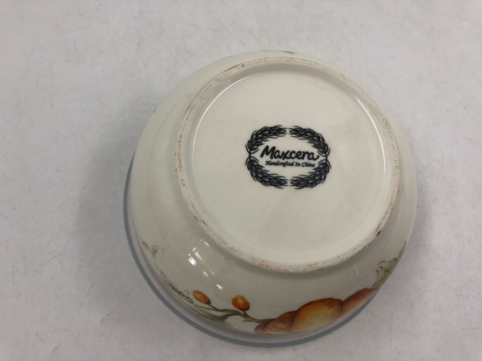 Grace Ceramic 6 & 5in Fall Pumpkins food containers with Plastic lids AA01B33013