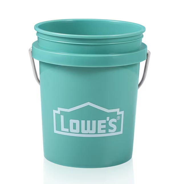 Set Of 10 Lowe’s TEAL 0.5-Quart BPA-Free Mini Paint Bucket With Lid-FAST SHIP