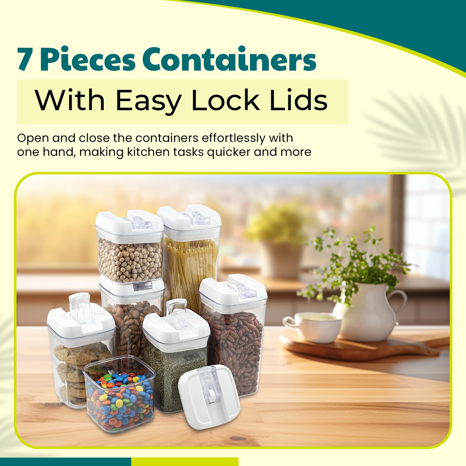 NextG Ideaz Airtight Food Storage Container and Organizer, Set of 7