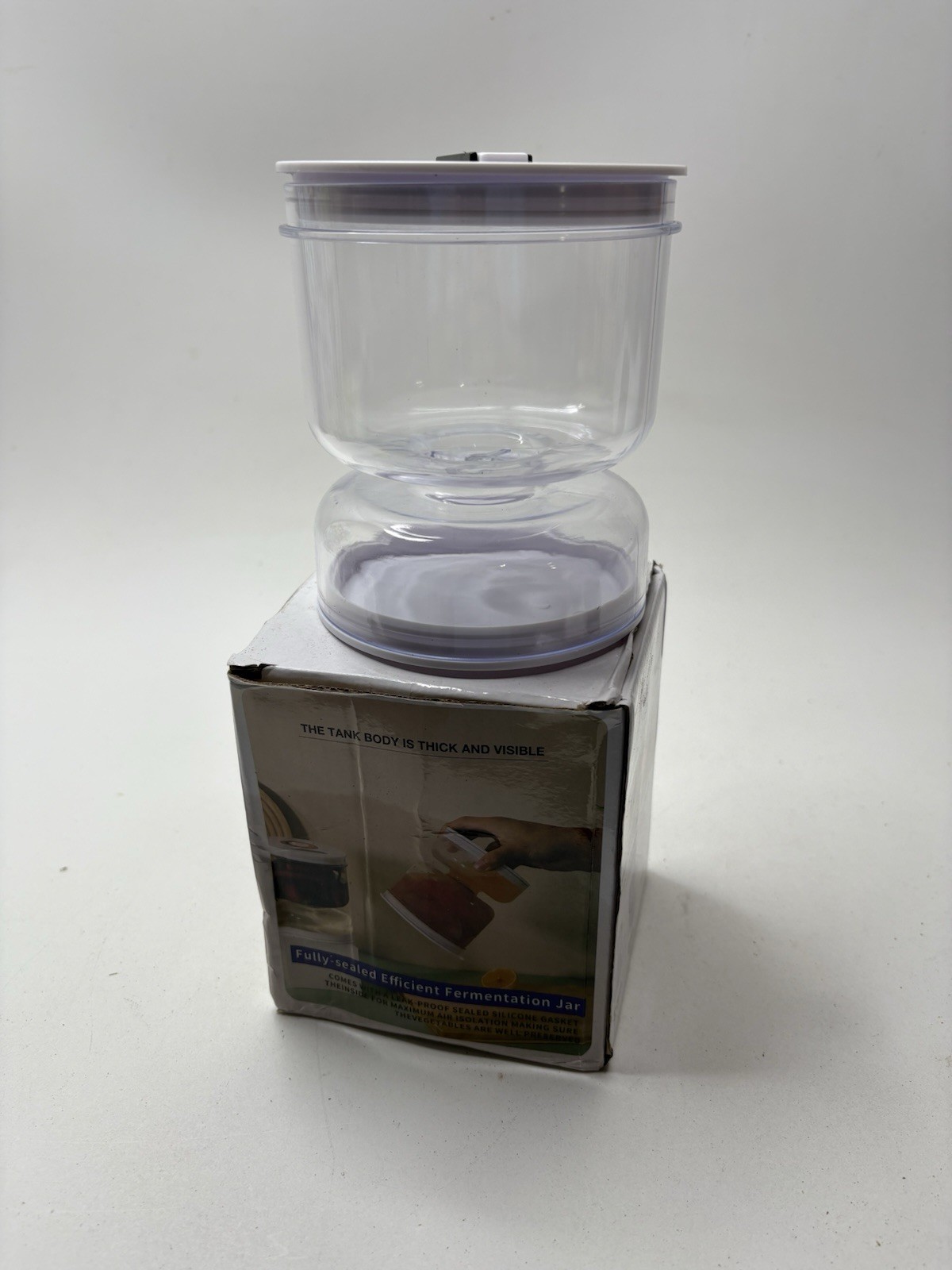 Fully Sealed Fermentation Jar Food Grade PC Plastic Pickling Storage Container