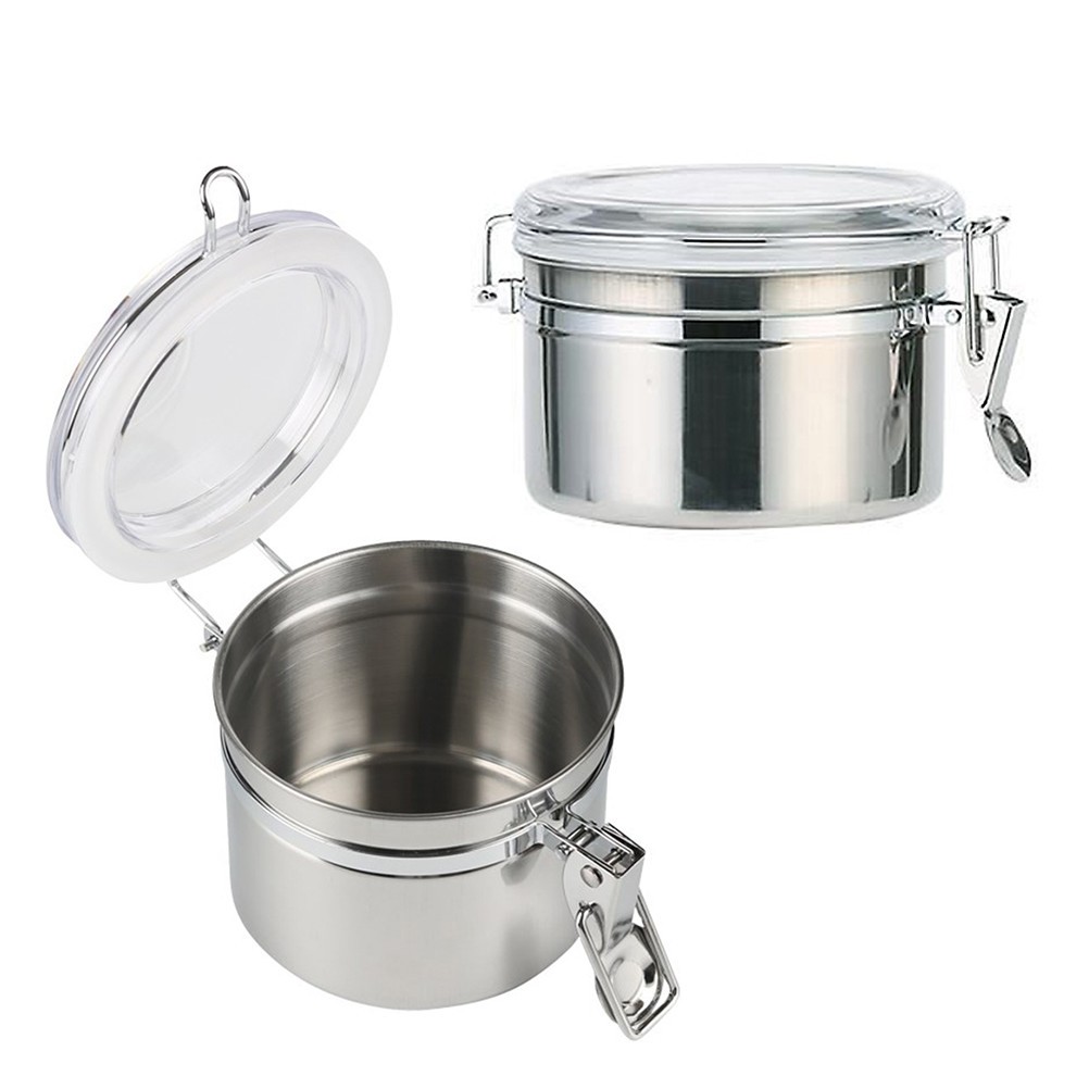 Food Vacuum Sealed Container For Backpacking 1Pcs Silver Stainless Steel